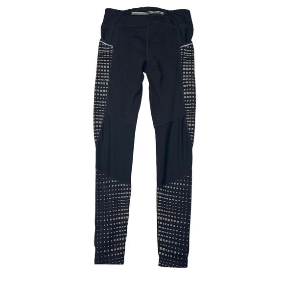 Athleta Reflective Be Free Tight Full Length Leggings Mid Rise Black Small - Picture 4 of 11